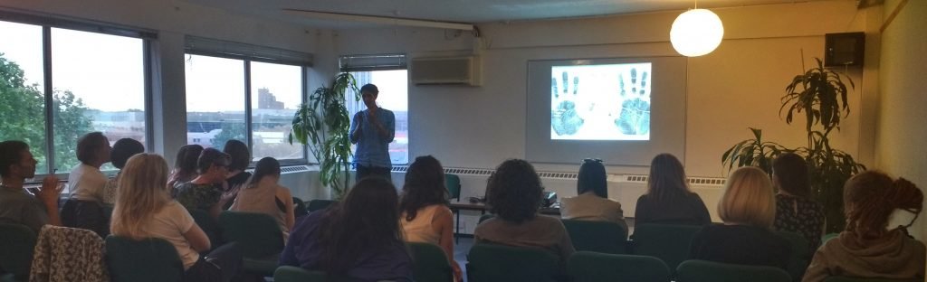Hand reading workshop in Bristol, UK